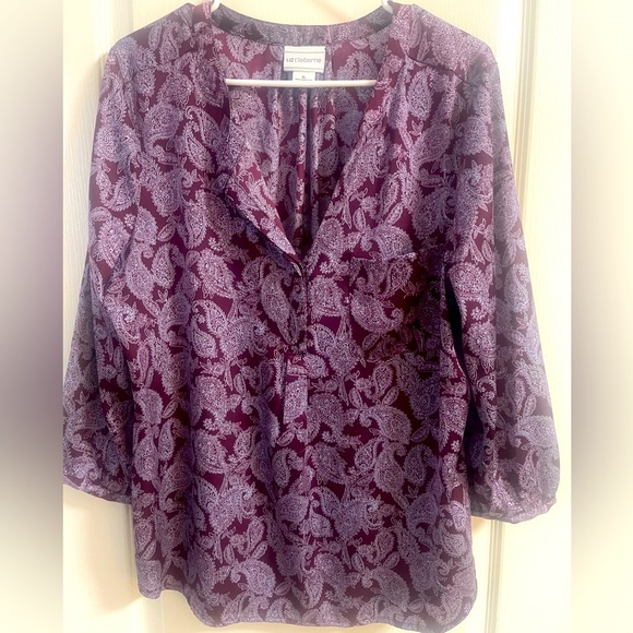 THE LIZ TOP BURGUNDY main image 1